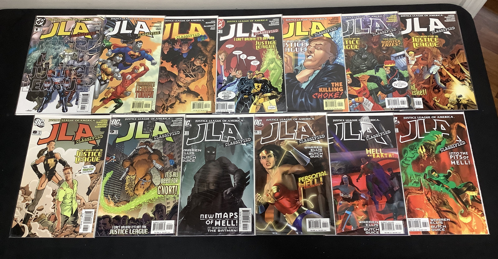 JLA Cassified #1-13 Comic Lot, DC, Ed McGuinness Grant Morrison, 2005