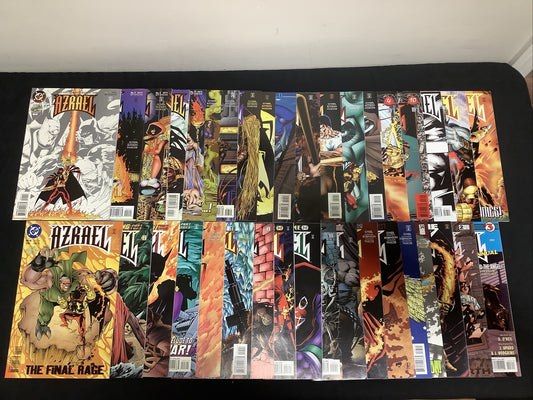 Azrael #1-34 + Annual #1-3 comic book lot (1995-1998 vol.1)