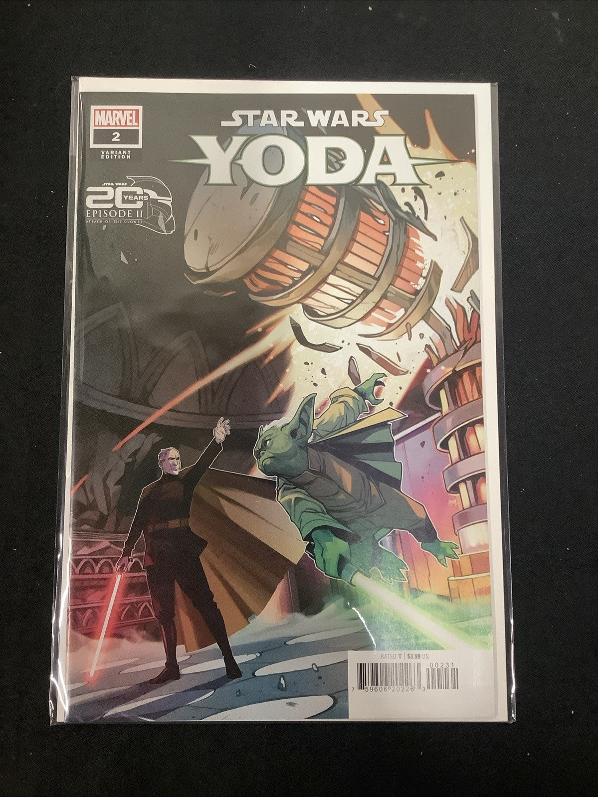 Star Wars 20th Anniversary of Attack of the Clones Variant Cover Comic Lot