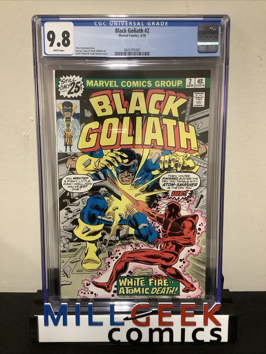 Black Goliath #2 (Marvel Comics April 1976) CGC Graded 9.8 (NM/M) White Pages