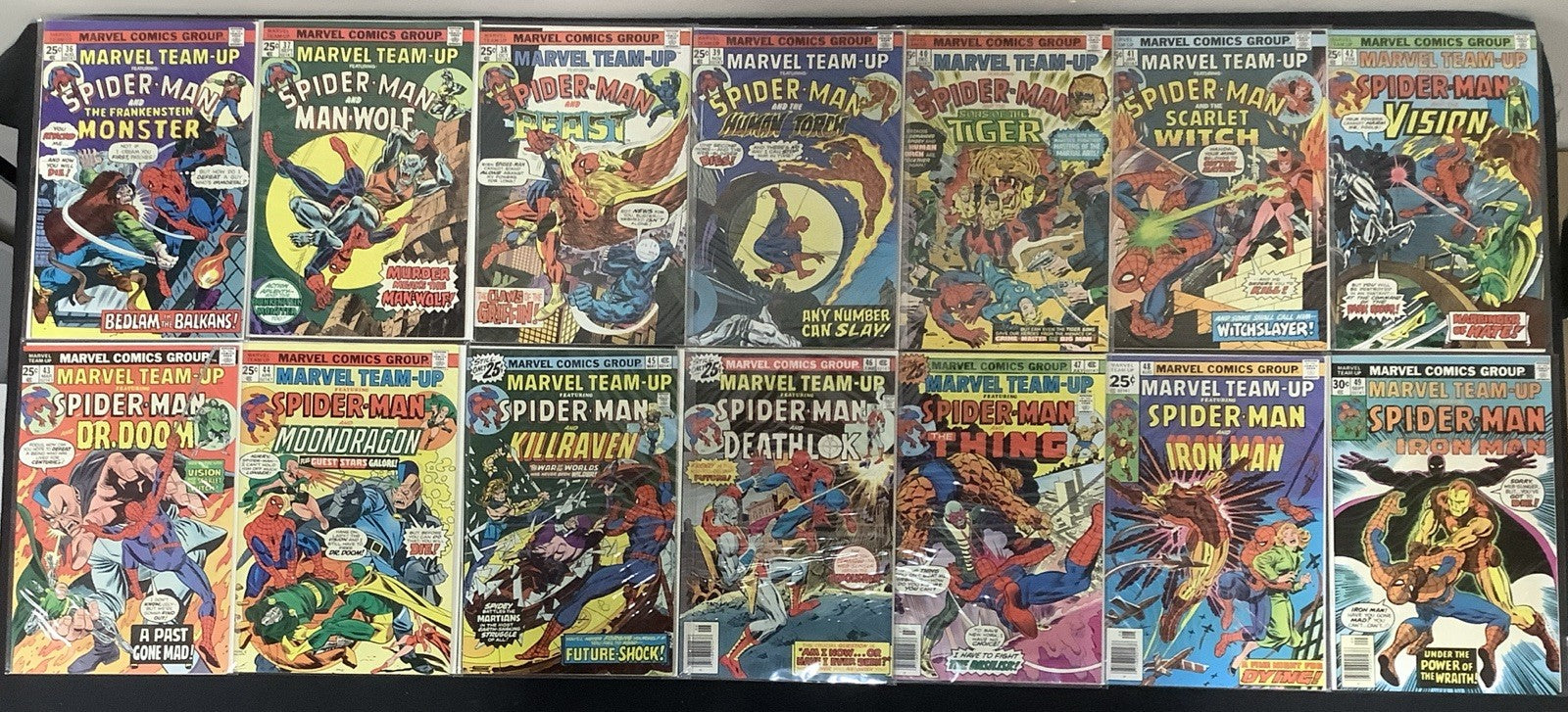 Marvel Team-Up #36-49 Comic Lot, Sal Buscema/John Byrne, Spider-Man