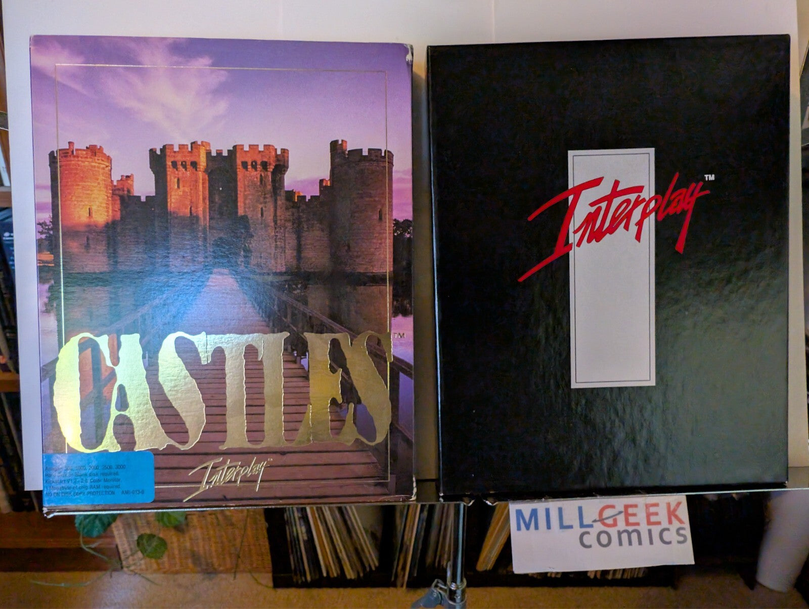 Castles, Interplay, 3.5" discs (1991 Amiga) US Complete Big Box -JD