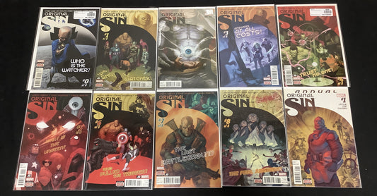 Original Sin # 0-8 + Annual #1 Complete Comic Series, Marvel, Jason Aaron, 2014