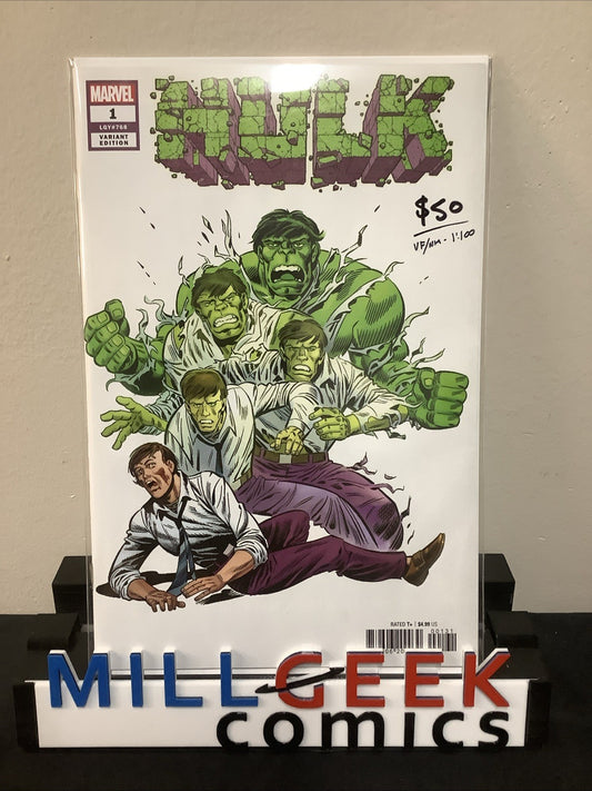 The Hulk #1 (Marvel Comics 2022) VF/NM (9.0) 1:100 Trimpe ‘Hidden Gem’ Variant