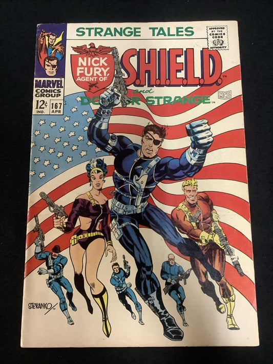 Strange Tales #167 (Marvel Comics April 1968) VG+ (4.5) Jim Steranko