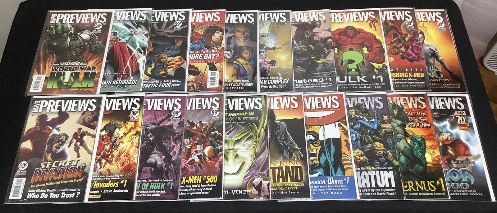 Marvel Previews #1-83, Arana, Young Avengers, Shuri(Black Panther), Red Hulk