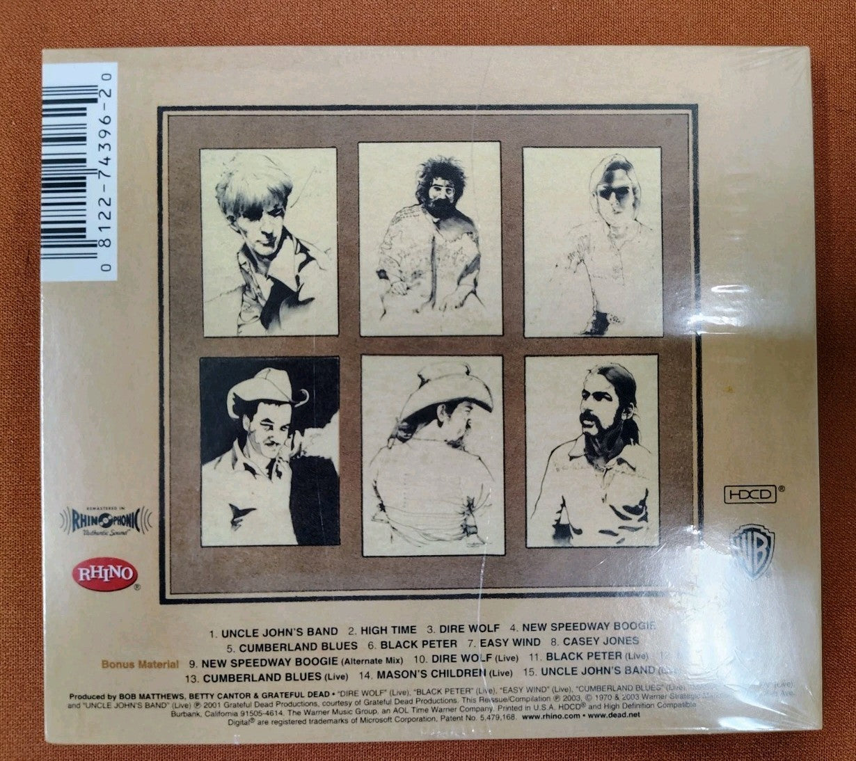 Grateful Dead-American Beauty/Workingman's Dead, 2x Cd's, Rhino, HDCD, Sealed JD