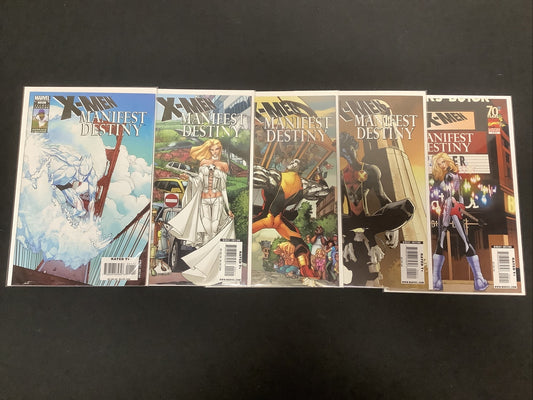 X-MEN MANIFEST DESTINY (2008 Marvel) #1-5 Full Run Lot Complete Series