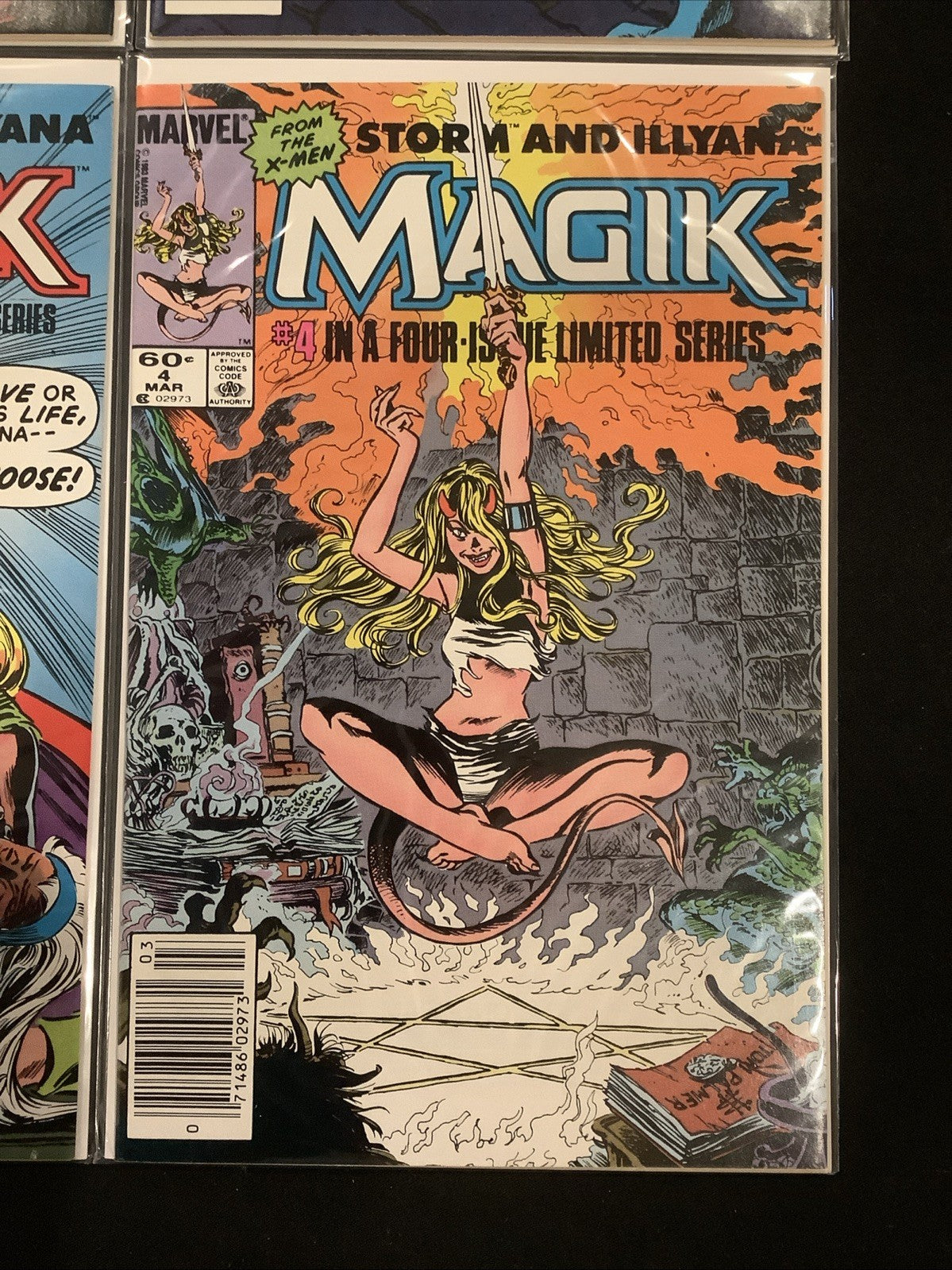 Magik #1-4 Complete Comic Series, Marvel, Chris Claremont, 1st App Darkchylde