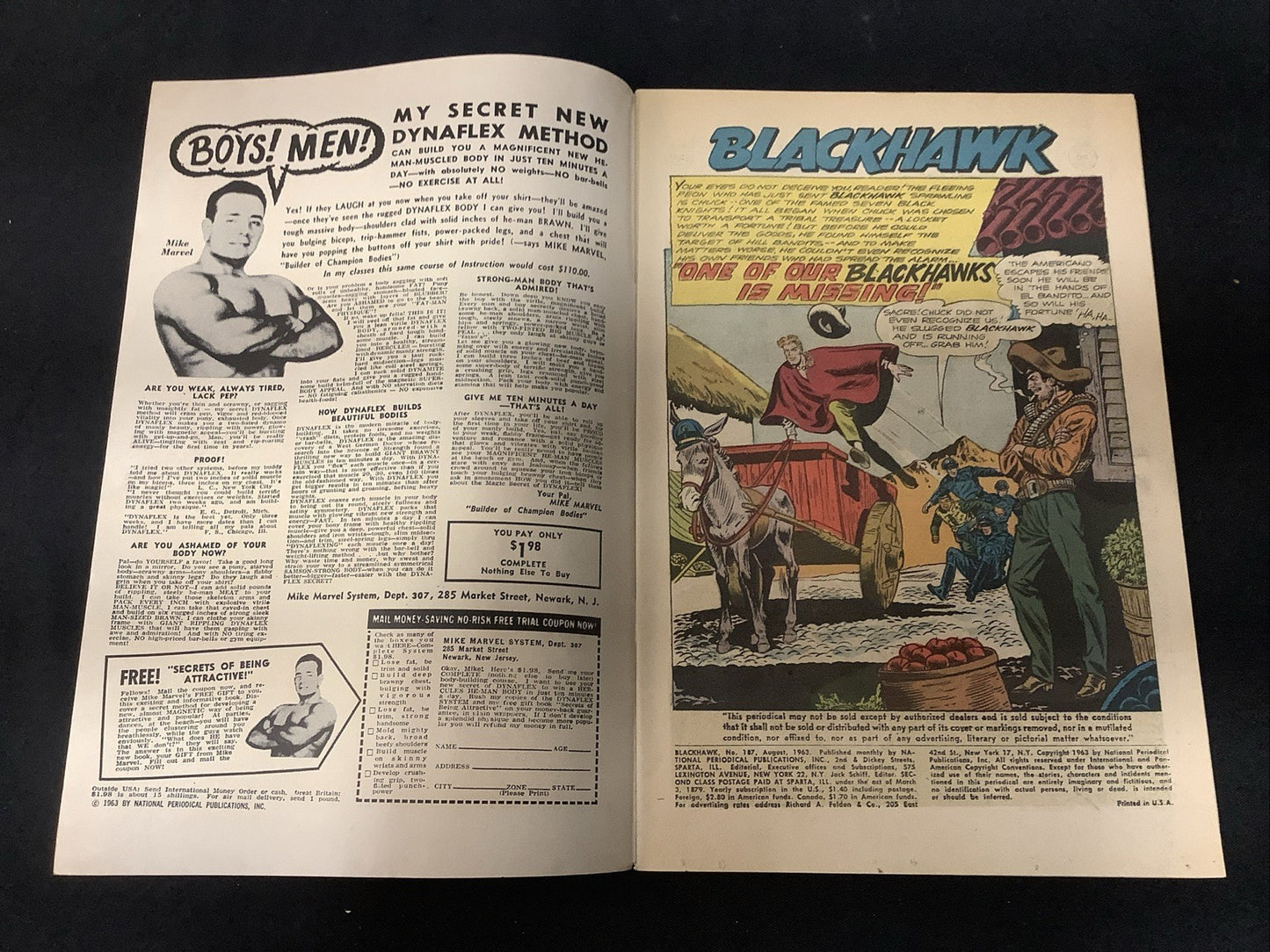 Blackhawk #187 (DC Comics August 1963) VF (8.0) Chuck Cuidera/Dick Dillin