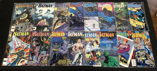 Batman #458-488 Comic Lot, DC, Knightfall, 1st App Renee Montoya, 1992