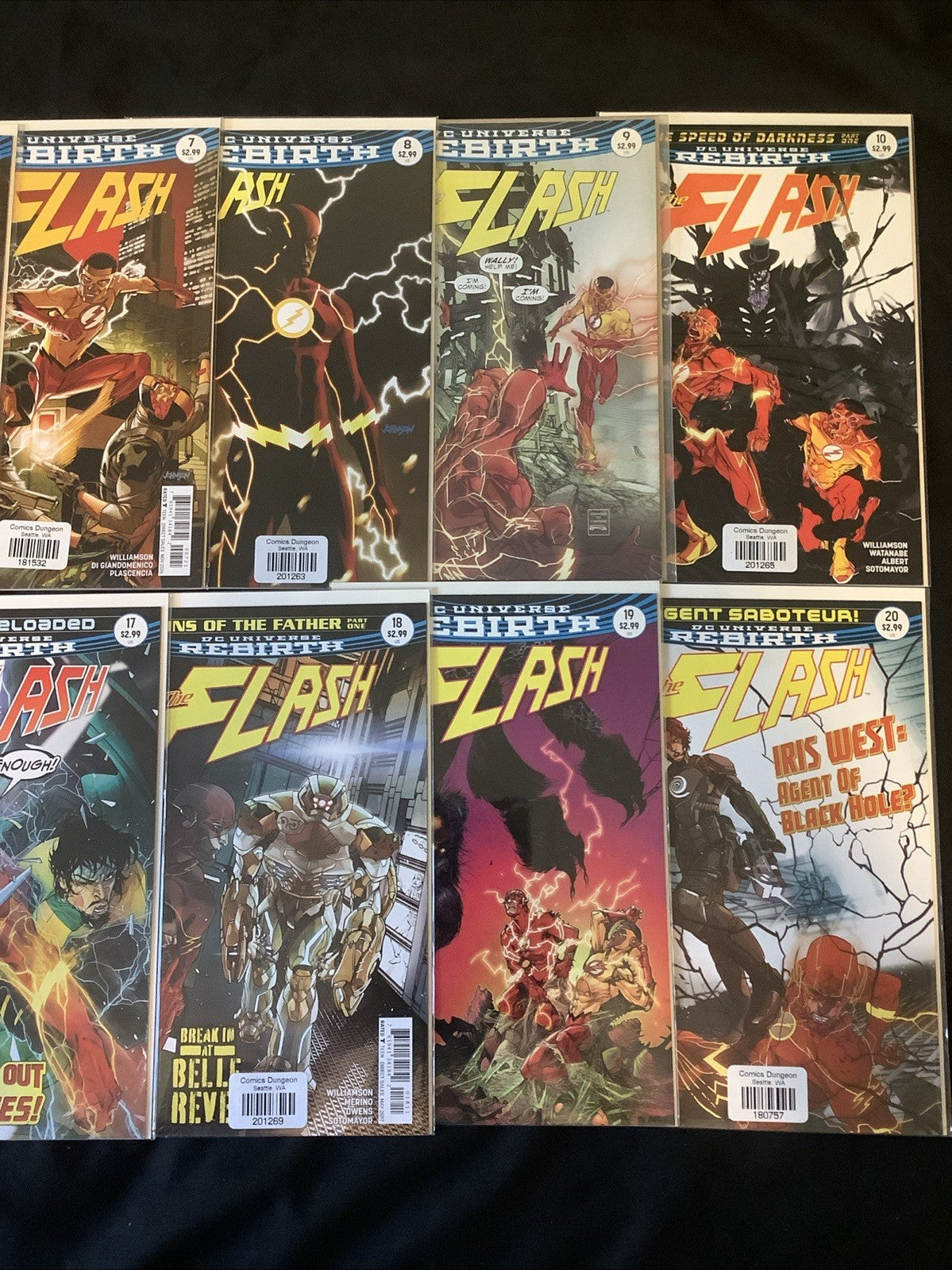 Flash #1-40 Comic Lot, DC Comics, Joshua Williamson, 1st App Avery Ho, Godspeed