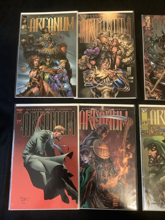 Arcanum #1-8 + Bonus Variant Cover Complete Comic Series, Image/Top Cow, 1997
