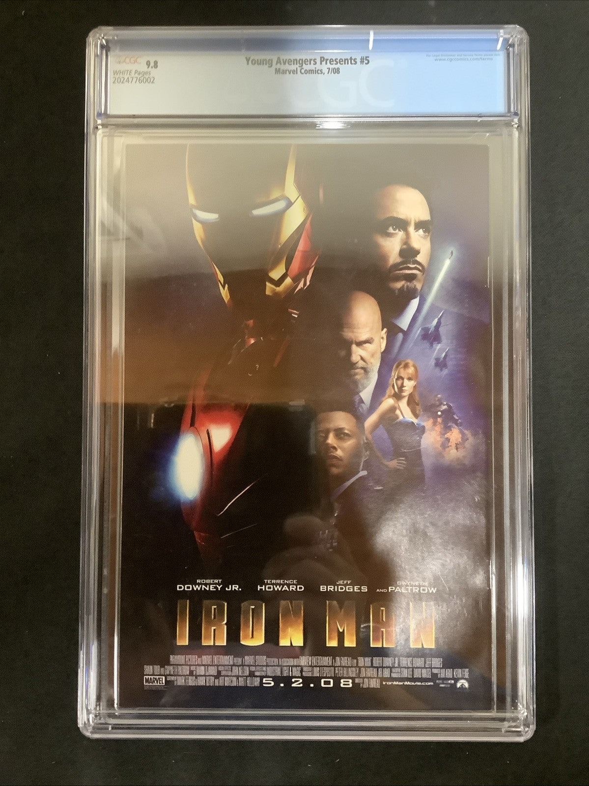 Young Avengers Presents #5 (Marvel July 2008) CGC Graded 9.8 (NM/M) Stature