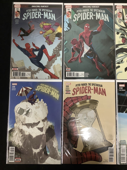 Peter Parker the Spectacular Spider-Man #302-313 Comic Lot, Spider-Geddon
