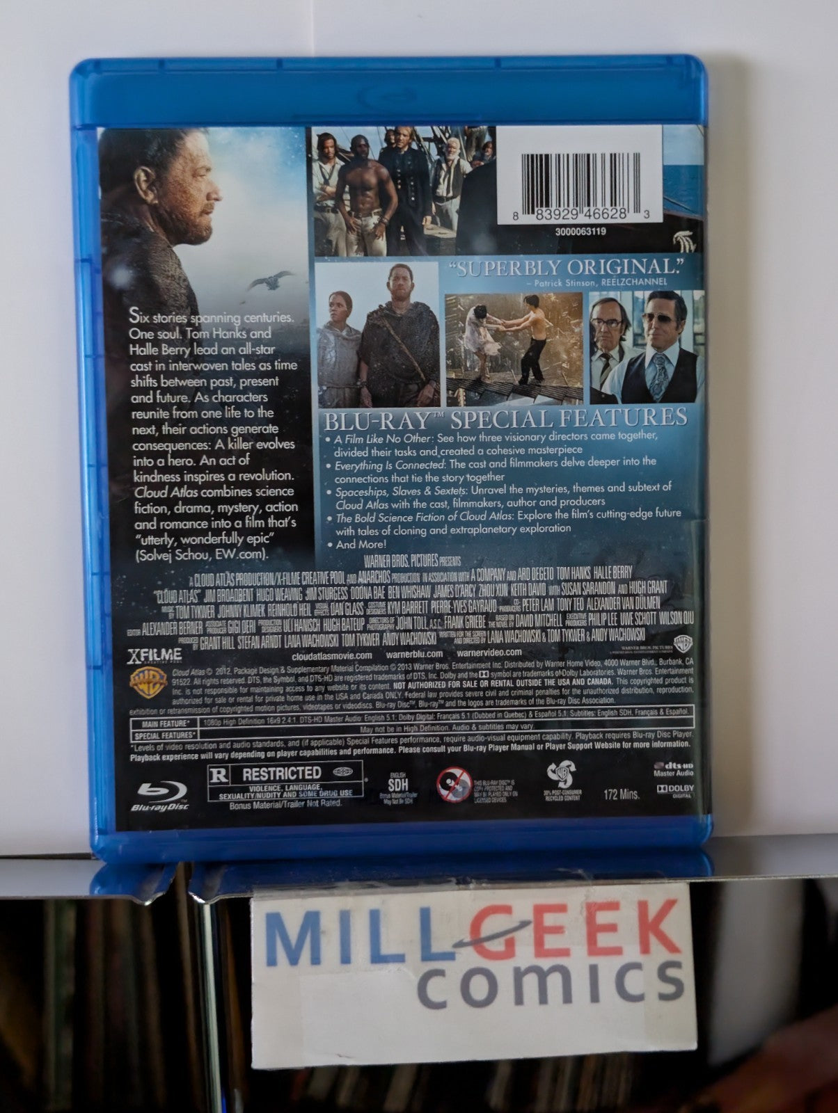 Cloud Atlas - Tom Hanks & Halle Berry (Blu-ray) -JD