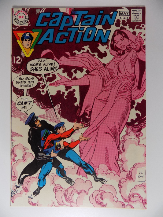 Captain Action #4 DC Comic May 1969 Very Fine+
