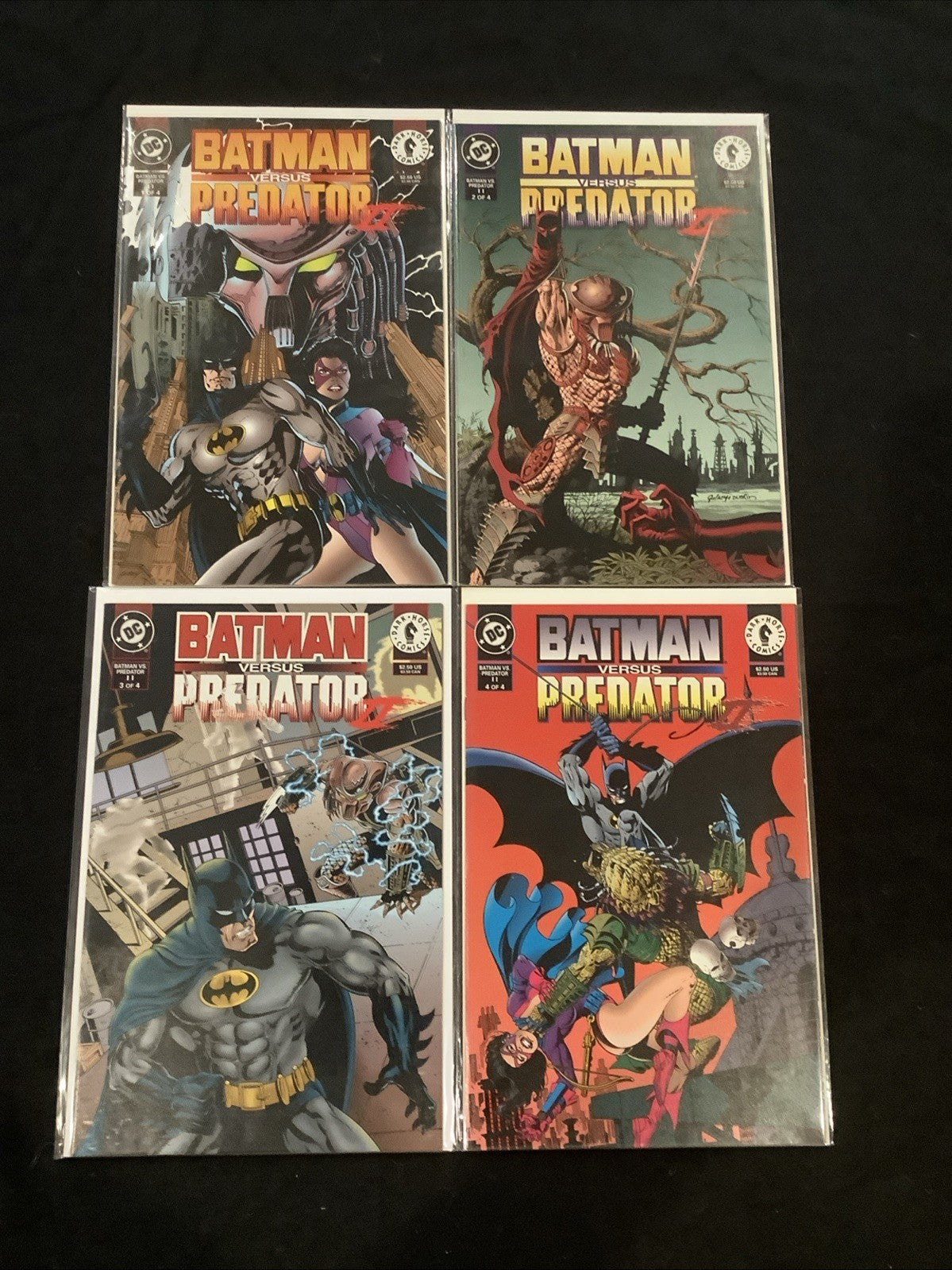 Batman versus Predator II #1-4 Complete Comic Set, DC/Dark Horse, Doug Moench