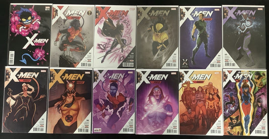 X-Men Red #1-11 + Annual #1 Complete Comic Series, Marvel, Skottie Young #1 Cvr