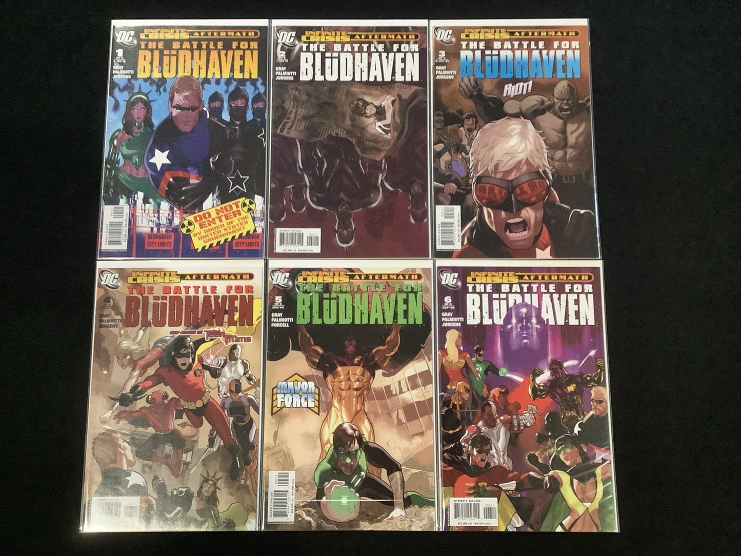 Infinite Crisis Aftermath Battle for Blüdhaven #1-6 Complete Comic Set, DC, 2006