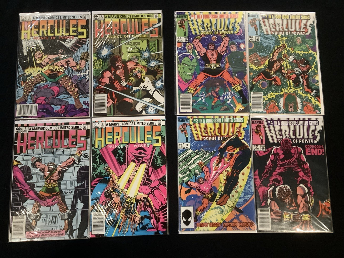 Hercules Comic Bundle: Prince Of Power Vol.1 + Vol.2 Complete, 8 Comics Total