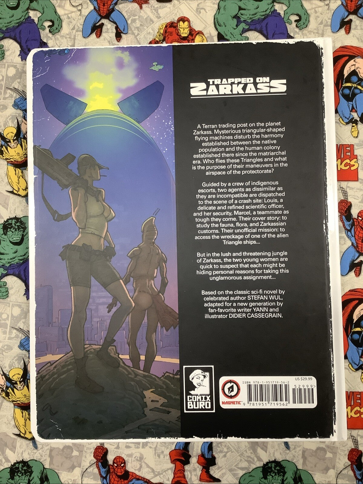 Trapped on Zarkass (Magnetic Press Inc 2022) Hardcover Graphic Novel, Cassegrain