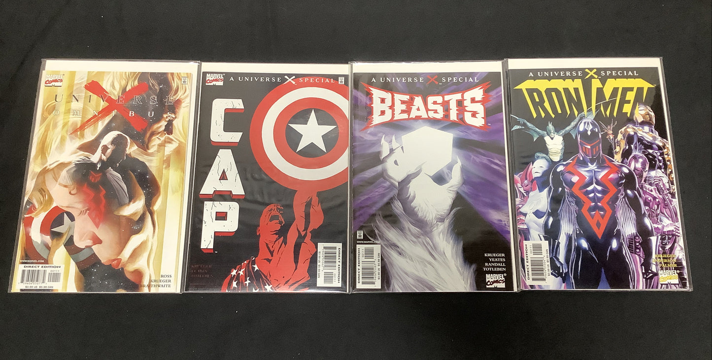 Universe X #0-12 + X Complete Run + 4 Specials: X Omnibus, Cap, Beasts, Iron Men