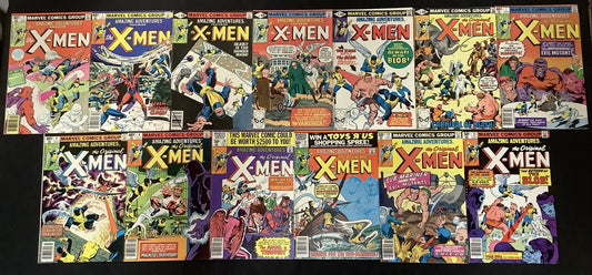Amazing Adventures #1-13 Comic Lot, Marvel, Reprints The Earliest X-Men Stories
