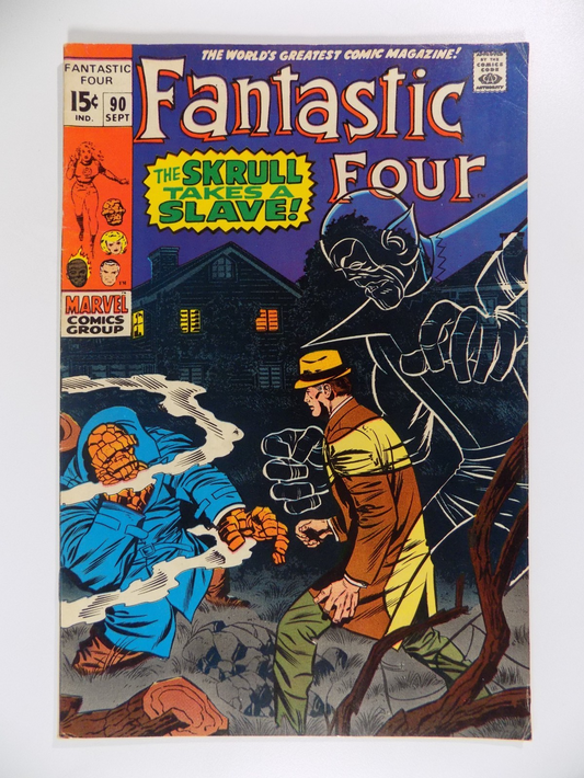 Fantastic Four #90 Marvel Comic September 1969 Very Fine-