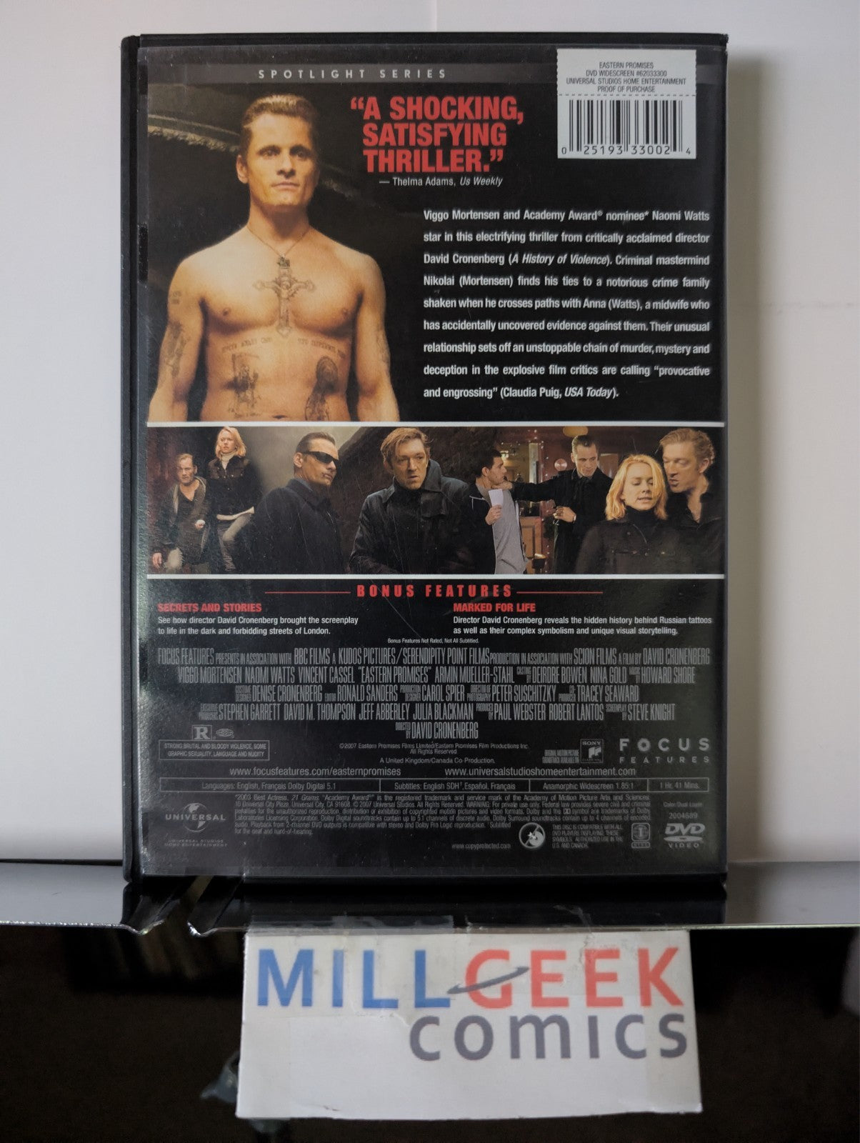 A History of Violence / Eastern Promises, 2 Movie Collection (DVD) Like New -JD