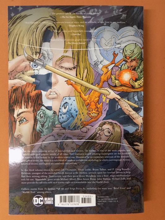 The Sandman Book Three DC Black Label Neil Gaiman TPB