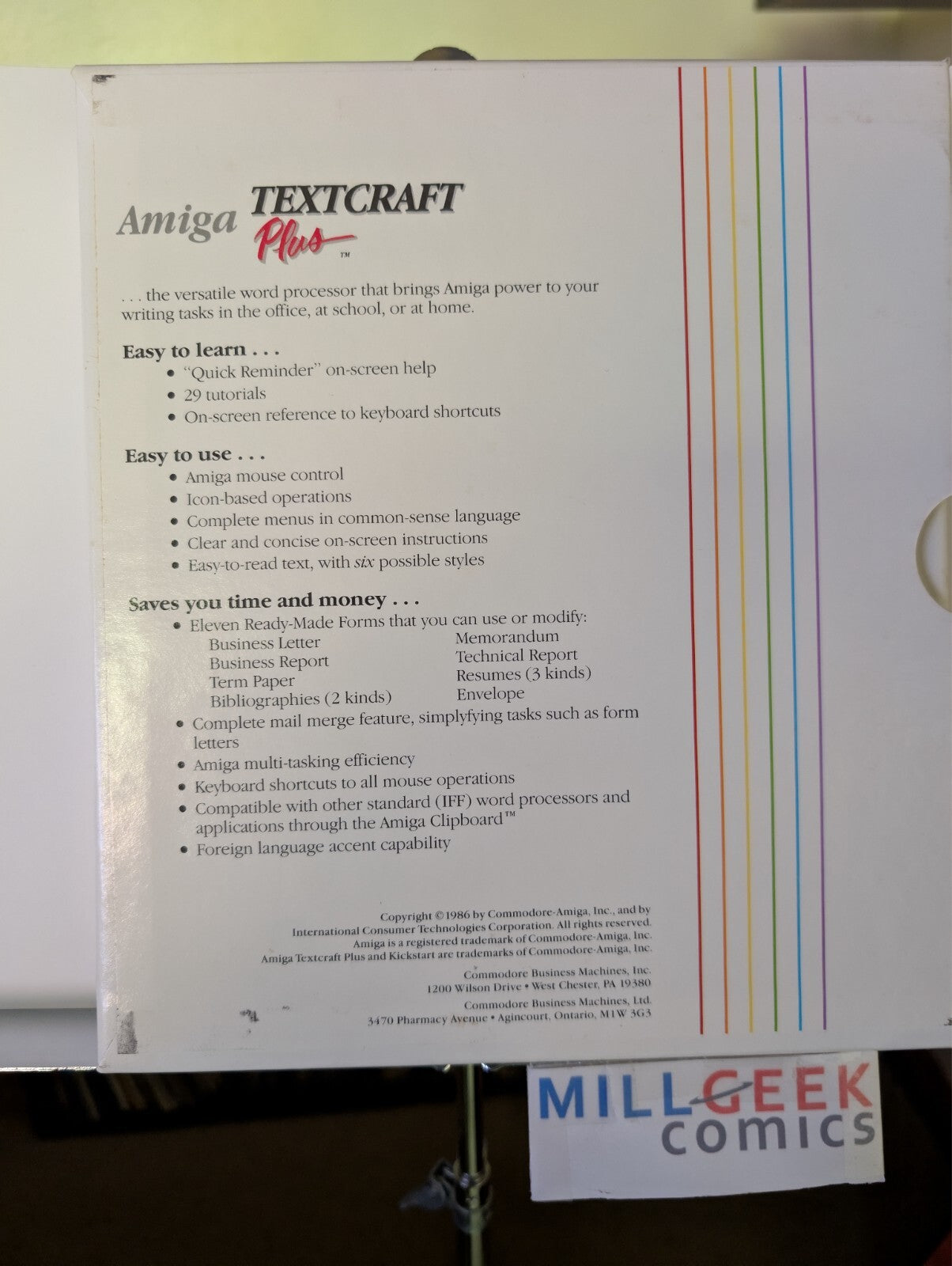 Amiga Textcraft Plus Book (Amiga) NO DISKS -JD