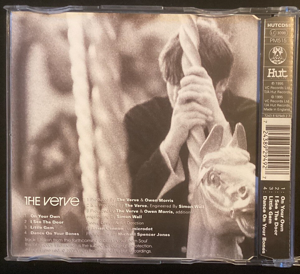 THE VERVE On Your Own (CD single, UK Import, 3 Unreleased Singles, Like New) -JD