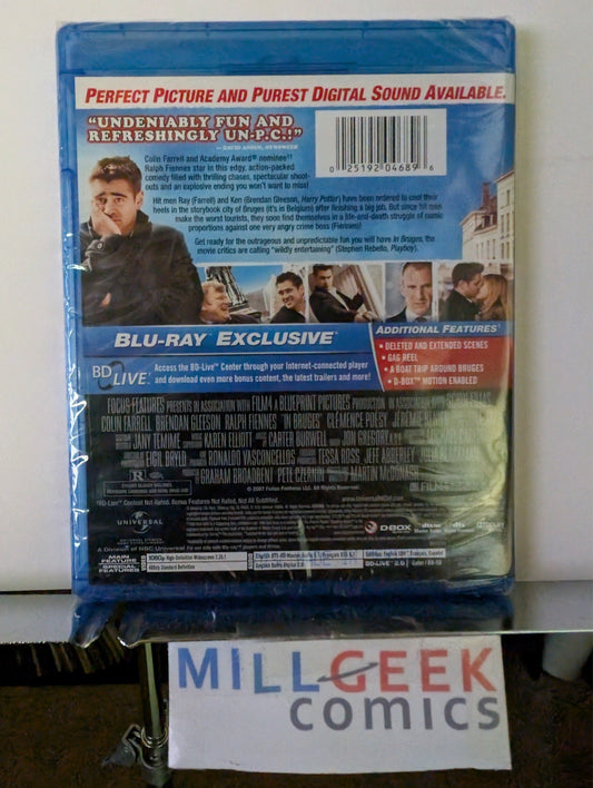 In Bruges, Colin Farrell (Blu-Ray 2008) Brand New -JD