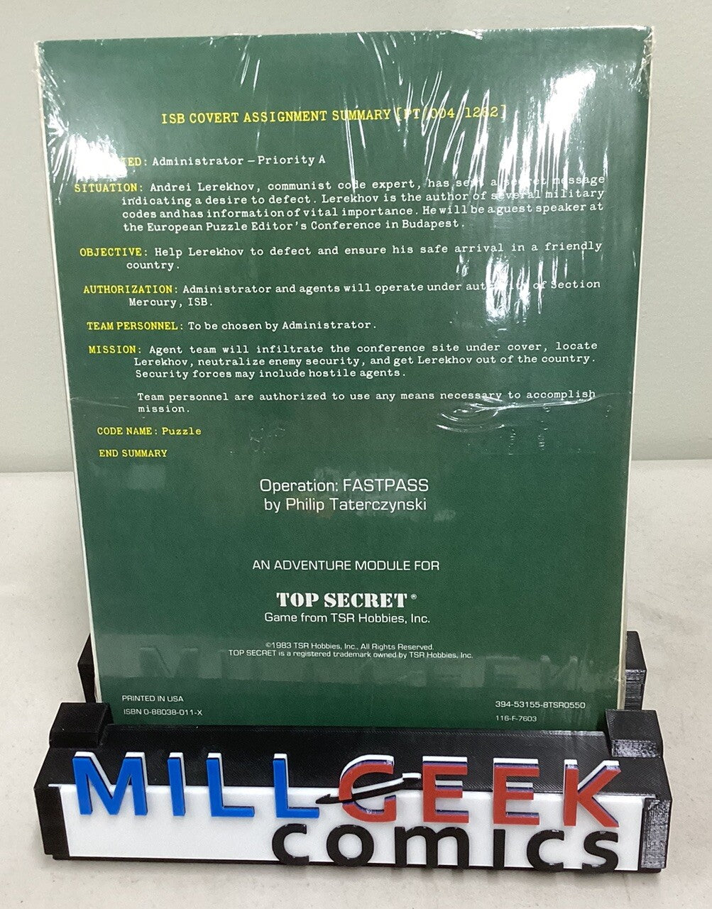 TSR Top Secret  (7603) Operation: Fastpass NEW IN SHRINK WRAP