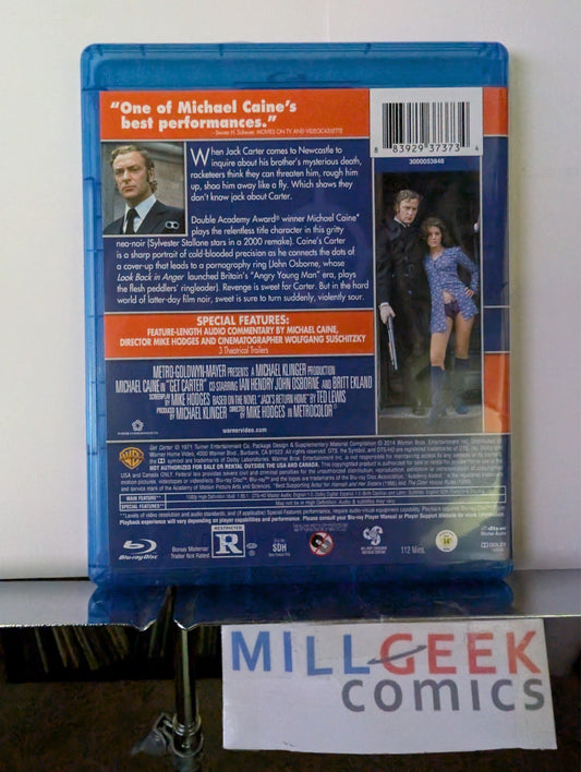 Get Carter, Michael Caine (Blu-Ray 1971) Like New -JD