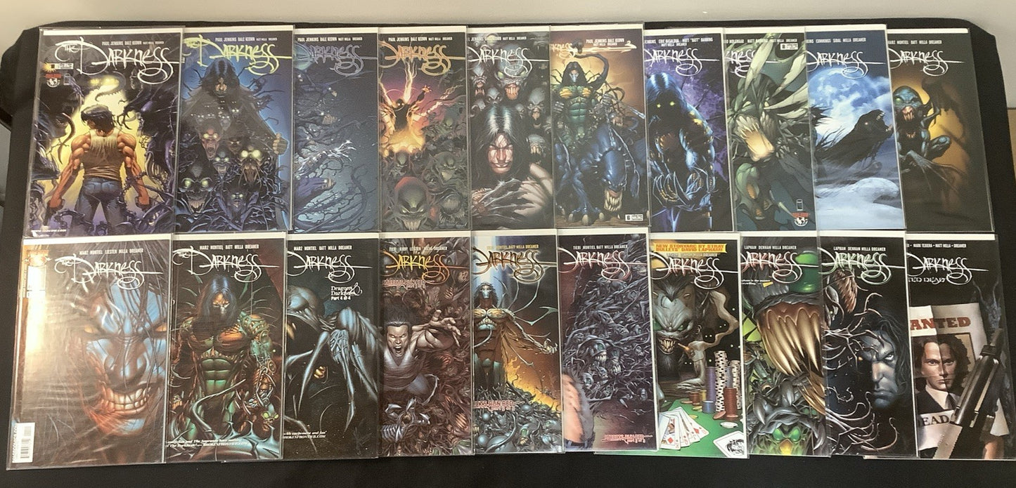 The Darkness #1-19 + Wanted Dead One-shot Comic Lot, Top Cow, Paul Jenkins