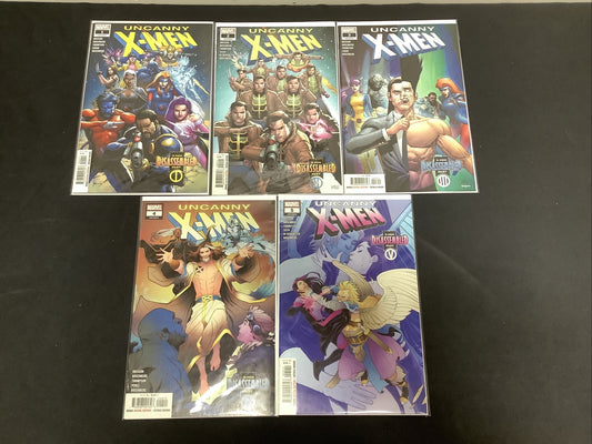 Uncanny X-men (vol.5) #1-5 Comic Lot, Marvel 2018, Mark Bagley Matthew Rosenberg