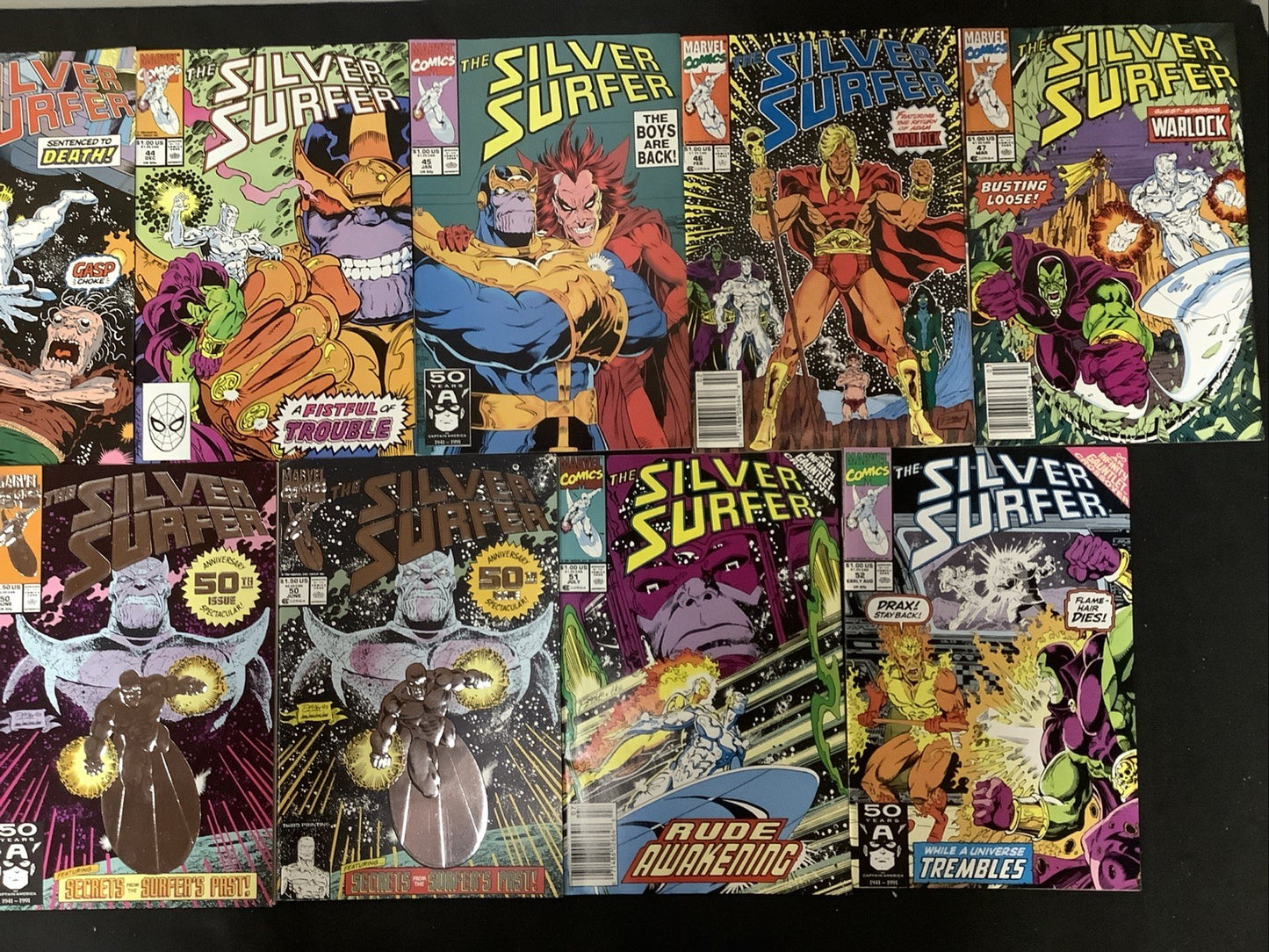 Silver Surfer #1-82 + #50 Comic Lot, Reader Copies, 1st App Infinity Gauntlet