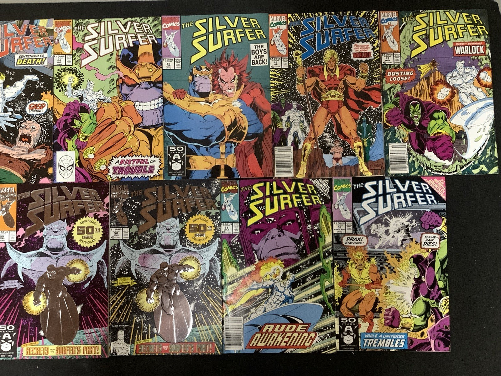 Silver Surfer #1-82 + #50 Comic Lot, Reader Copies, 1st App Infinity Gauntlet