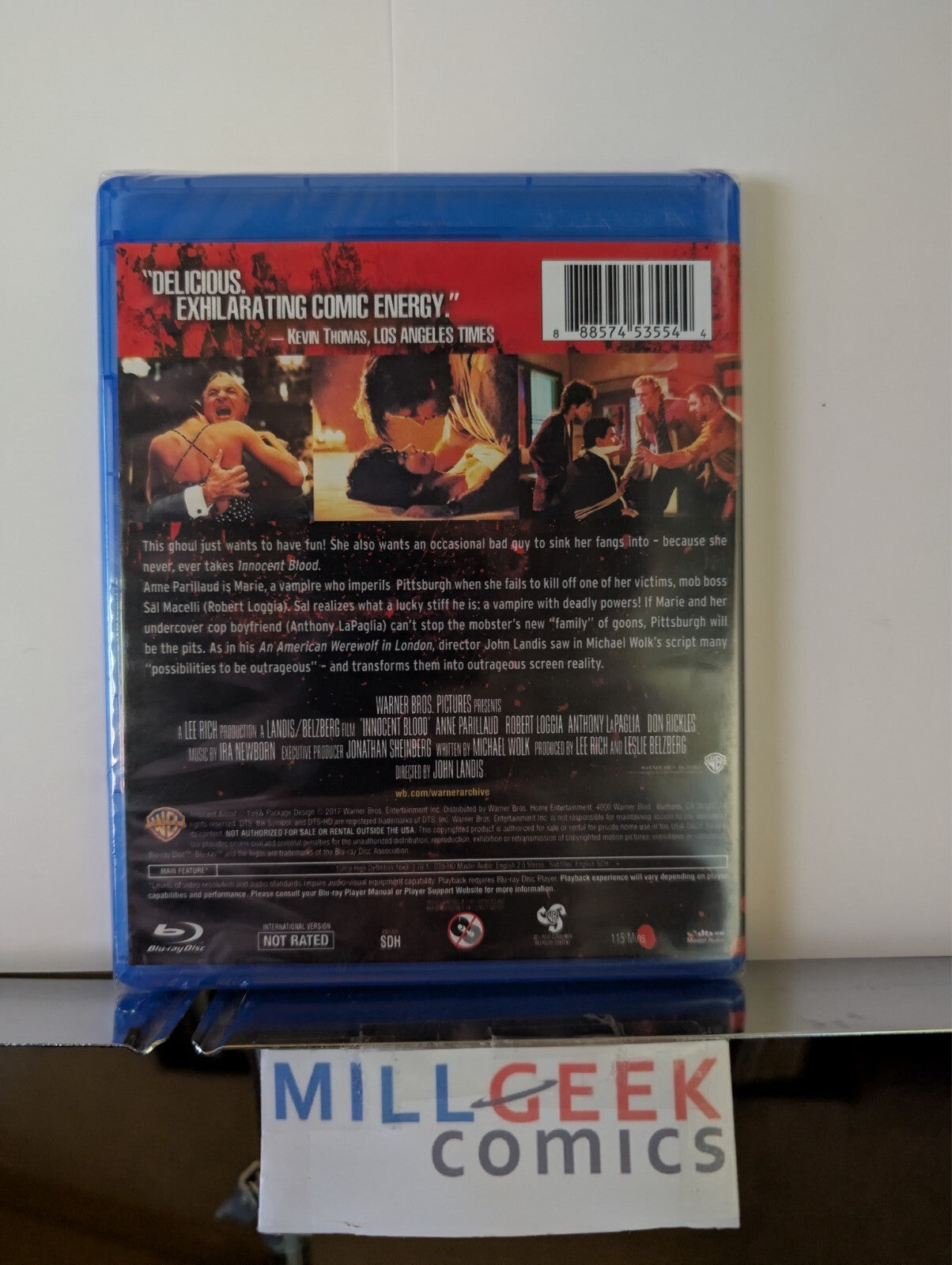 Innocent Blood, John Landis (Blu-Ray 1992) Brand New -JD