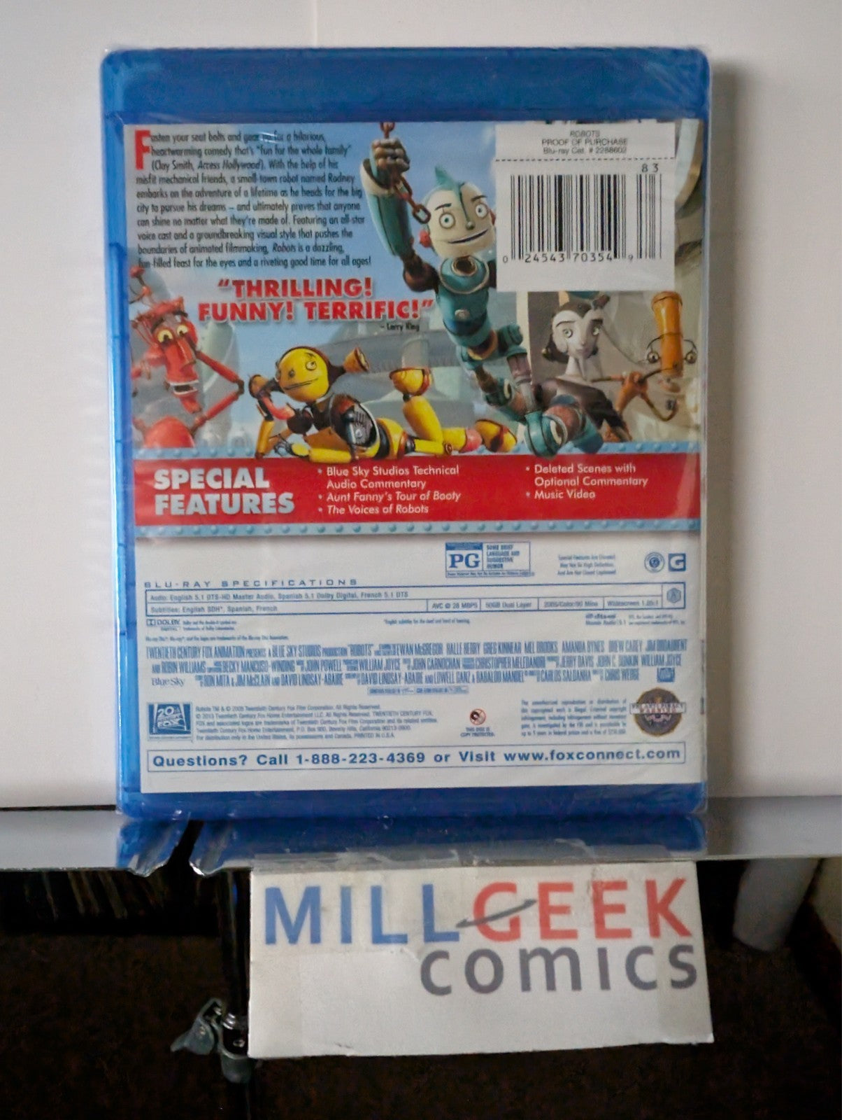 Robots / The Secret Life of Pets, 2 Movie Set (Blu-Ray) Like New -JD
