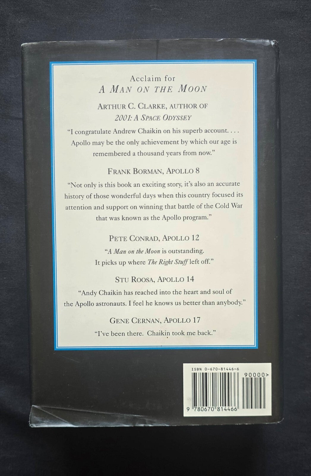 Man on the Moon: The Voyages of the Apollo Astronauts by Andrew Chaikin (1994) J