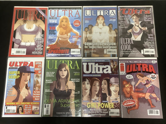 Ultra #1-8 Complete Comic Set, Image Comics, Jonathan & Joshua Luna