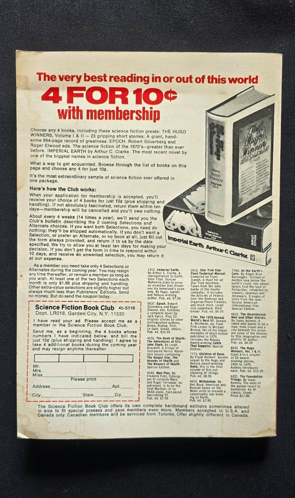 Isaac Asimov's Science Fiction Magazine #1 vol #1 (1977)