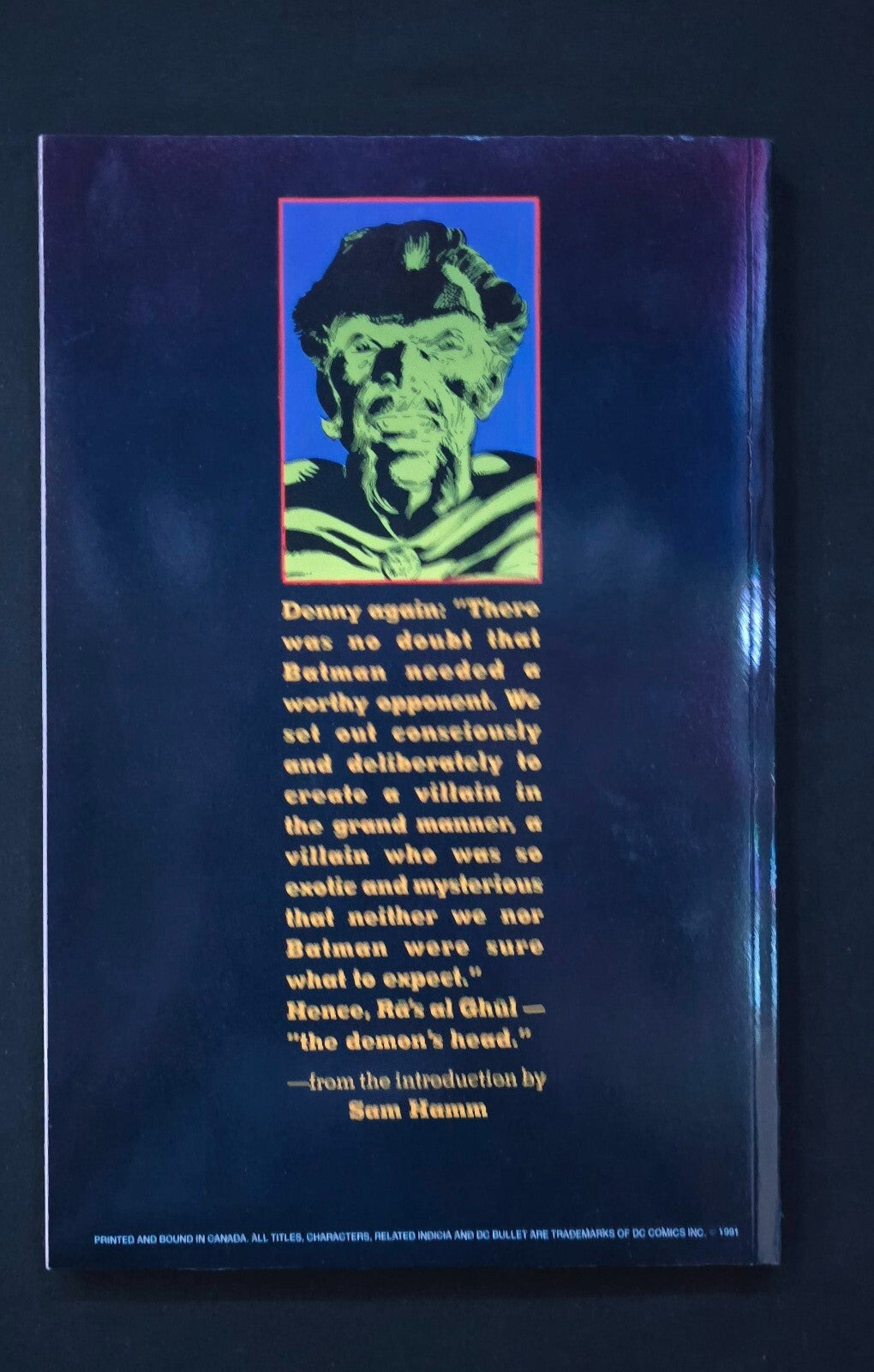 Batman: Tales of the Demon TPB - DC Comics (1st Printing, 1991)