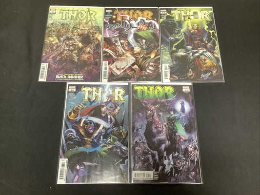 Thor (Vol.6) #31-35 Comic Lot, Marvel Comics, Donny Cates, Black Panther Backup