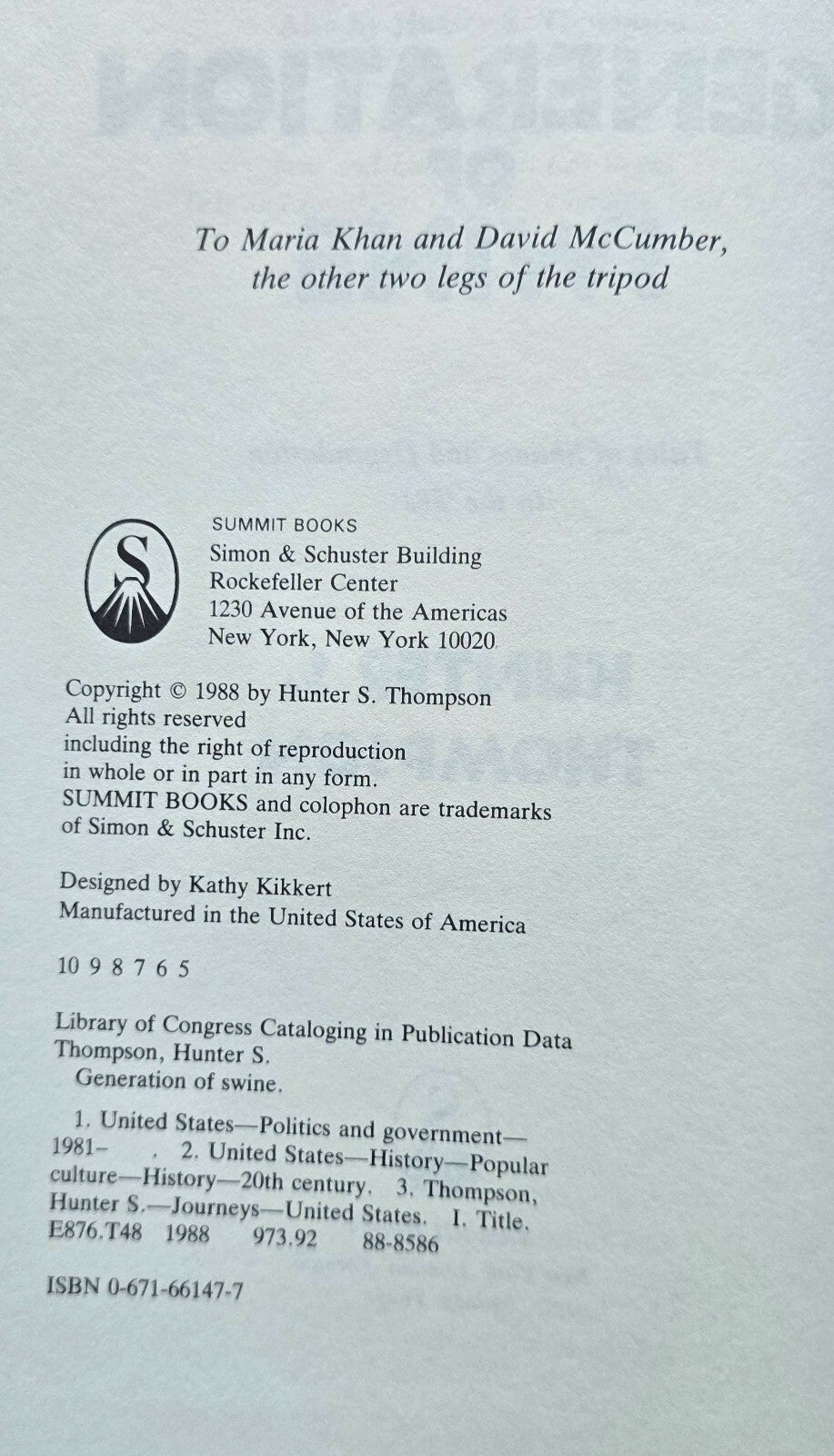 Gonzo Papers Volumes. 2-4 By Hunter S. Thompson (1980-1994)