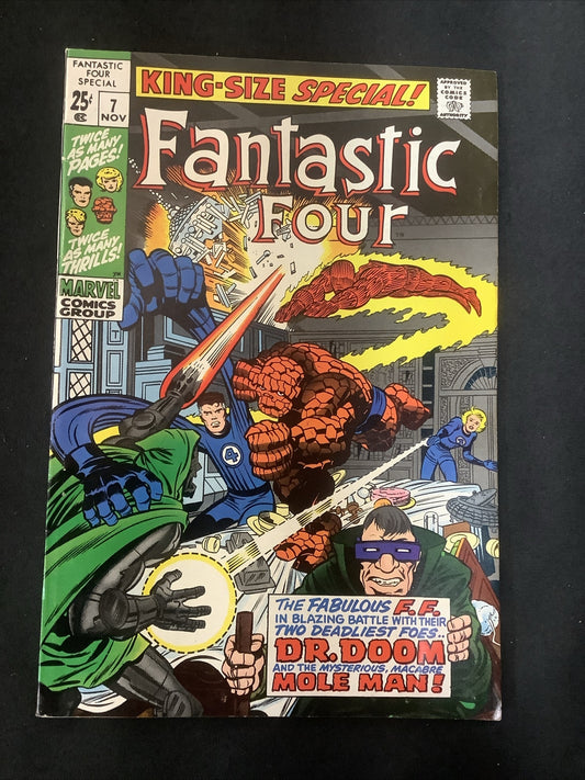 Fantastic Four King-Sized #7 (1969) VF- (7.5) Stan Lee/Jack Kirby, Mole Man