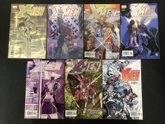 Uncanny X-Men #415-421 Comic Lot, Marvel Comics, Kia Asamiya, “Dominant Species”